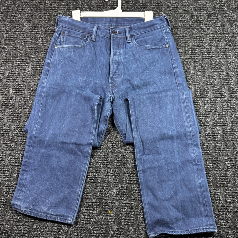 Levis 501 Original Fit Dark Wash Straight Leg Jeans Mens W33 L34 00501-1667